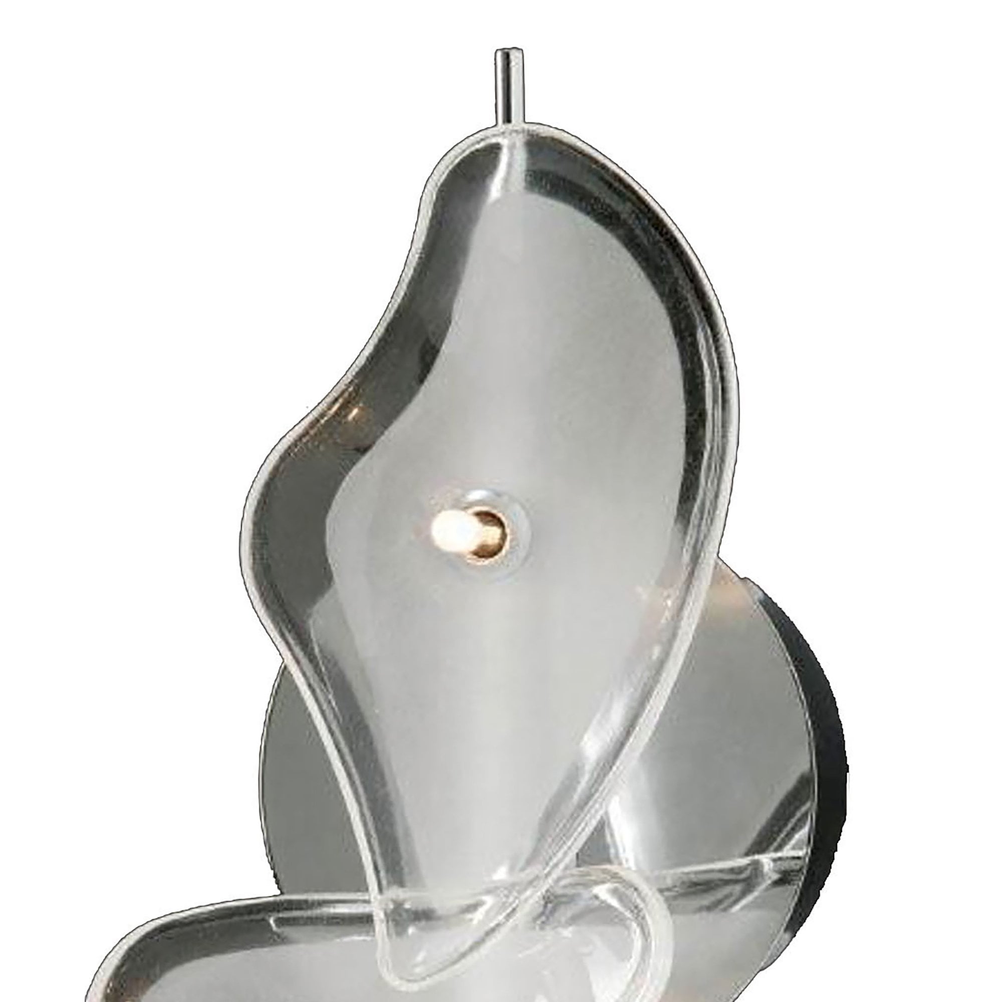 M0593 Otto Ceiling/Wall 2 Light G4 Bar Polished Chrome/Frosted Glass