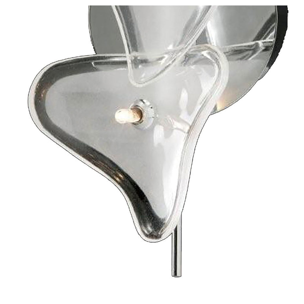 M0593 Otto Ceiling/Wall 2 Light G4 Bar Polished Chrome/Frosted Glass