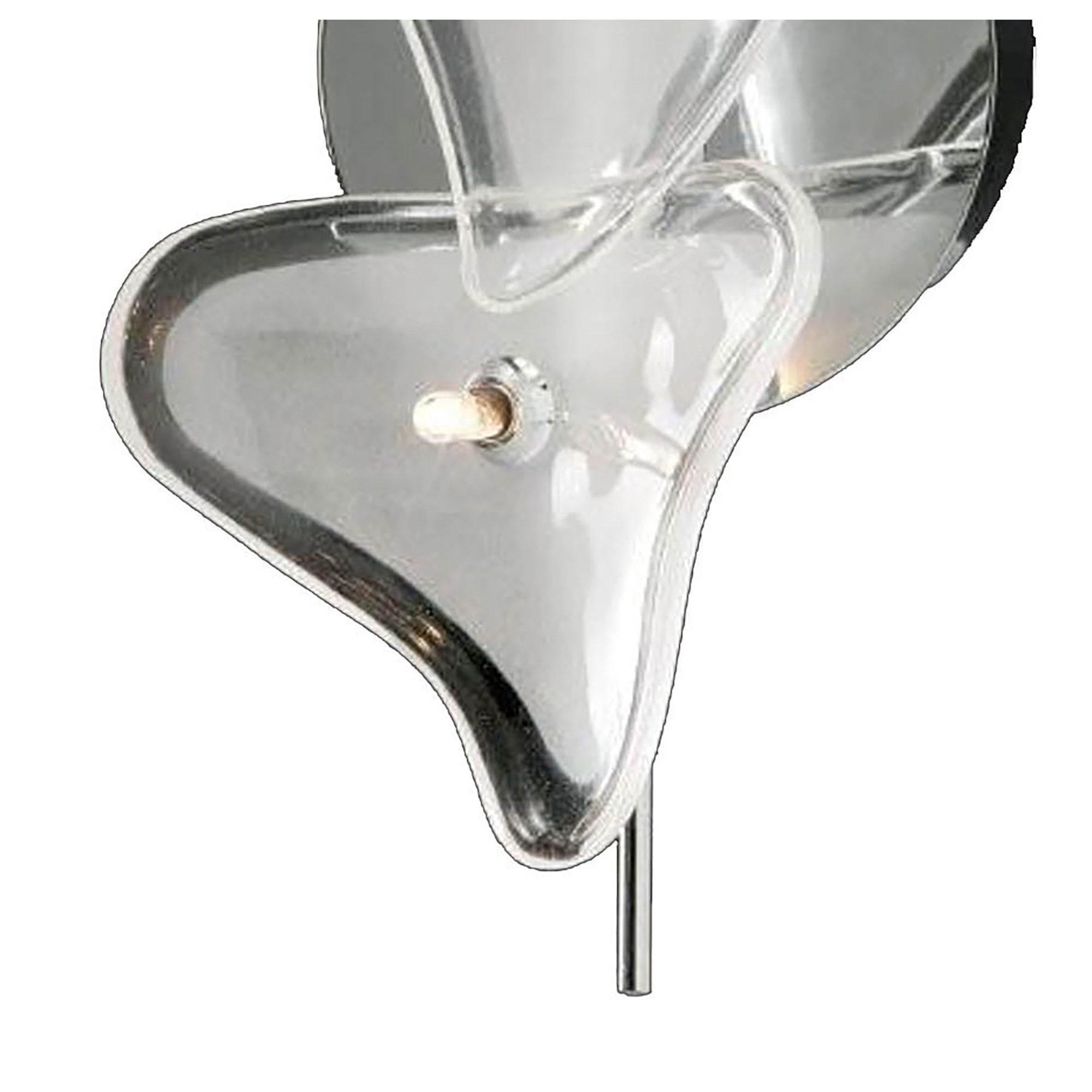 M0593 Otto Ceiling/Wall 2 Light G4 Bar Polished Chrome/Frosted Glass