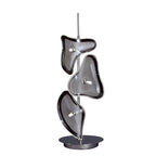 M0598 Otto Table Lamp 3 Light G4 Polished Chrome/Frosted Glass