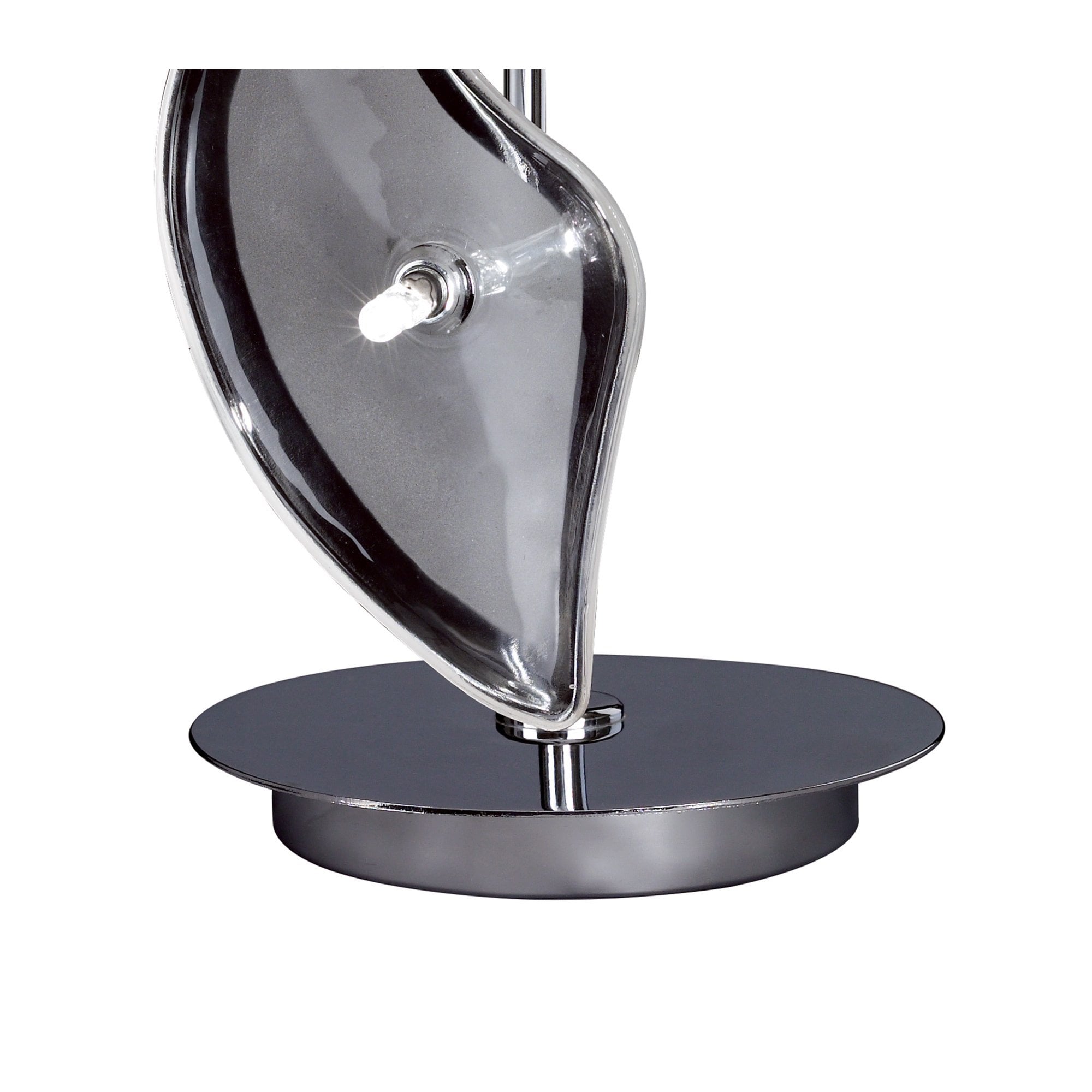 M0598 Otto Table Lamp 3 Light G4 Polished Chrome/Frosted Glass