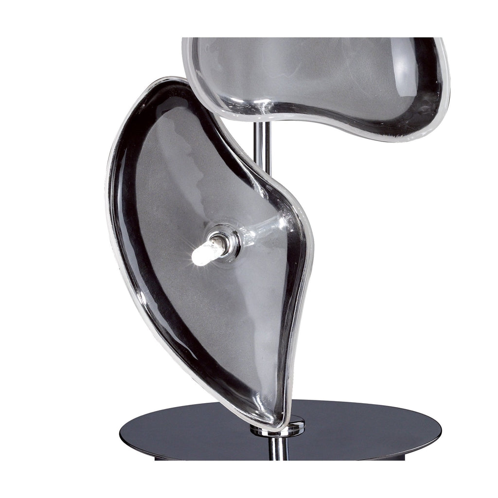 M0598 Otto Table Lamp 3 Light G4 Polished Chrome/Frosted Glass