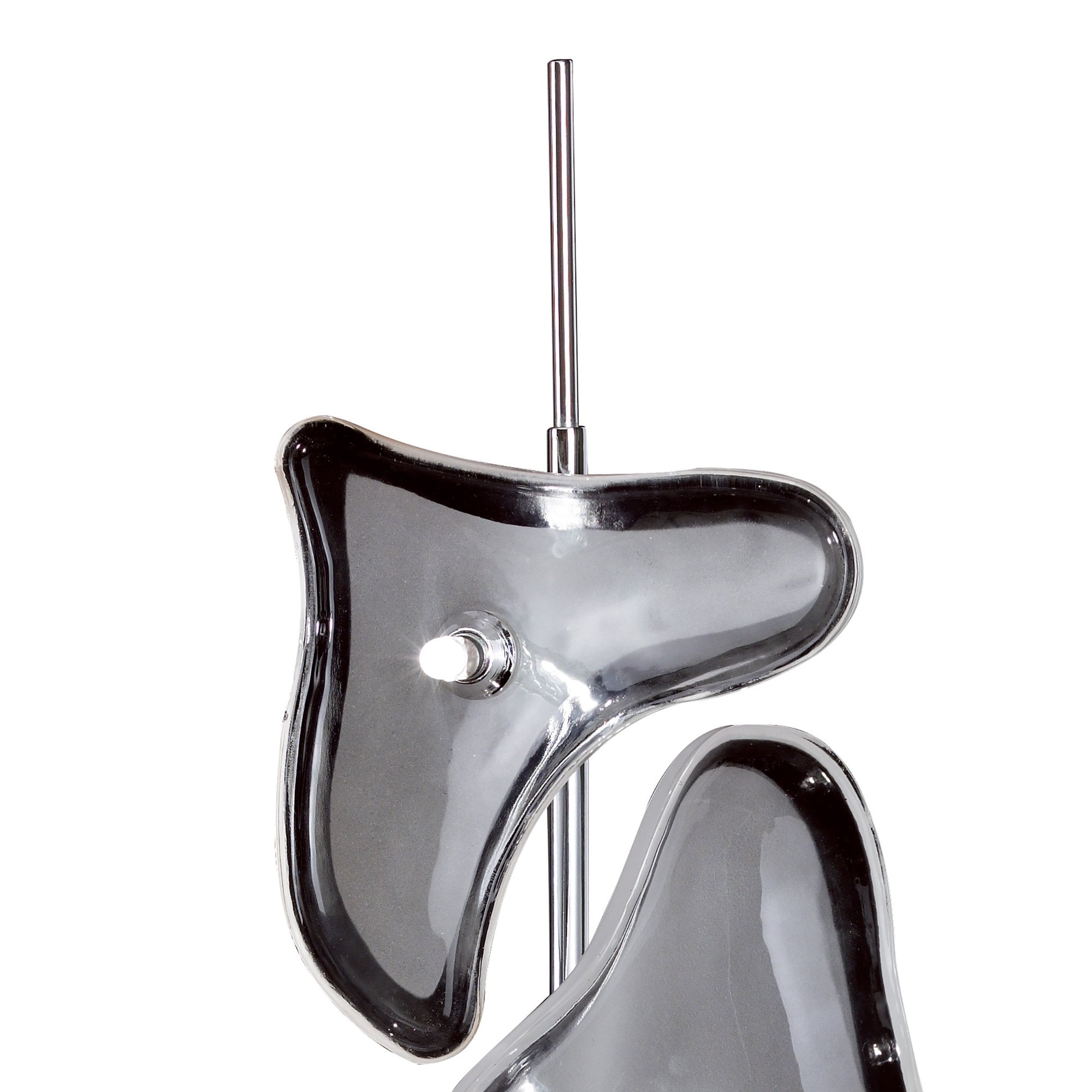 M0598 Otto Table Lamp 3 Light G4 Polished Chrome/Frosted Glass