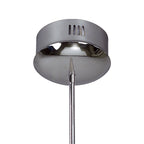 M0701 Otto Pendant 24 Light G4 Ring Polished Chrome/Frosted Glass/Black Glass