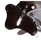 M0704 Otto Ceiling/Wall 3 Light G4 Round Polished Chrome/Frosted Glass/Black Glass