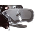 M0704 Otto Ceiling/Wall 3 Light G4 Round Polished Chrome/Frosted Glass/Black Glass