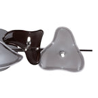 M0707 Otto Ceiling/Wall 5 Light G4 Bar Polished Chrome/Frosted Glass/Black Glass
