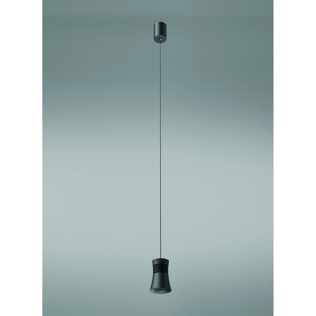 M7787 Pagoda Pendant 12.5W LED Black