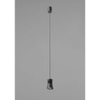 M7791 Pagoda Pendant 1 Light Black
