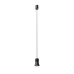 M7791 Pagoda Pendant 1 Light Black