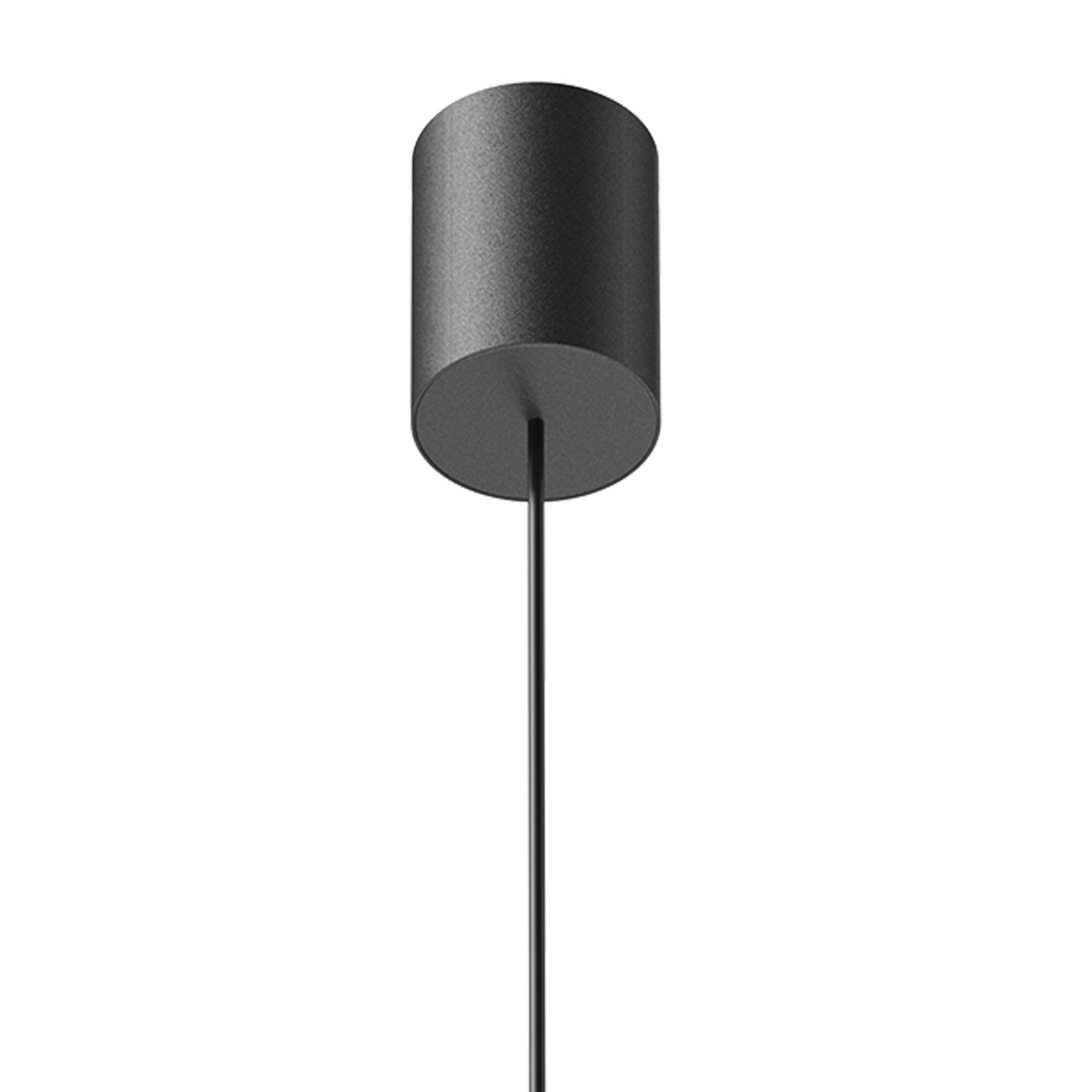 M7791 Pagoda Pendant 1 Light Black
