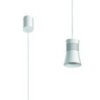 M7790 Pagoda Pendant 1 Light White