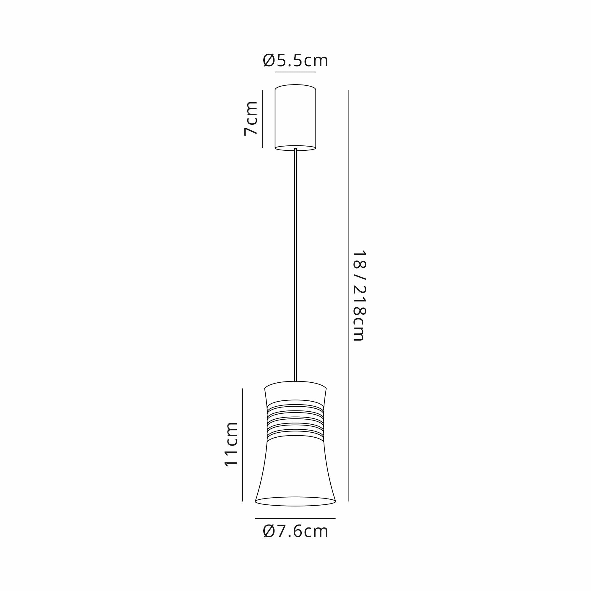 M7790 Pagoda Pendant 1 Light White