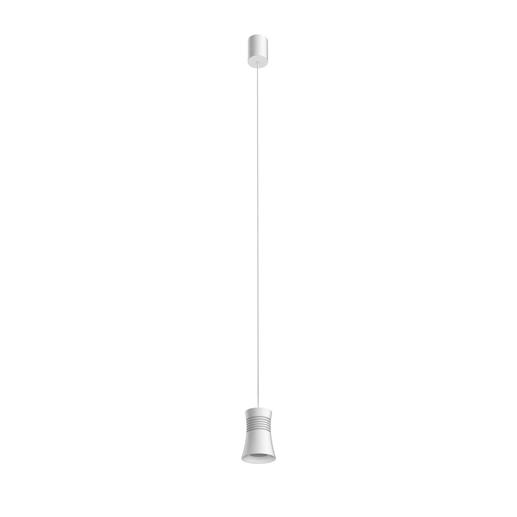 M7790 Pagoda Pendant 1 Light White