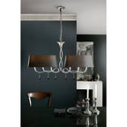 M0548 Paola Wall Lamp 1 Light E14 Gold Painted Cream Shade & Amber Glass Droplets