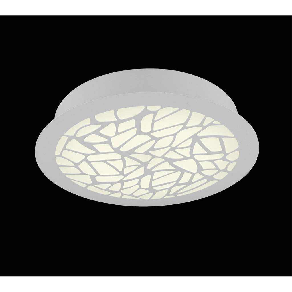 M5512 Petaca Flush 60cm Round 47W LED Matt White / Acrylic