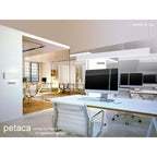 M5512 Petaca Flush 60cm Round 47W LED Matt White / Acrylic