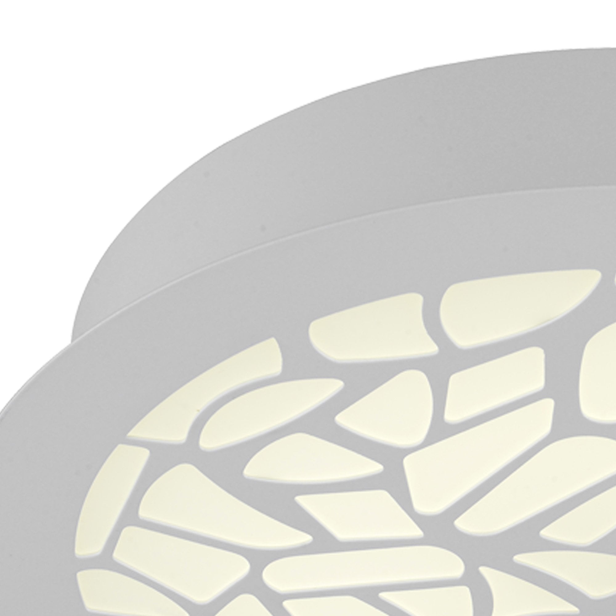 M5512 Petaca Flush 60cm Round 47W LED Matt White / Acrylic