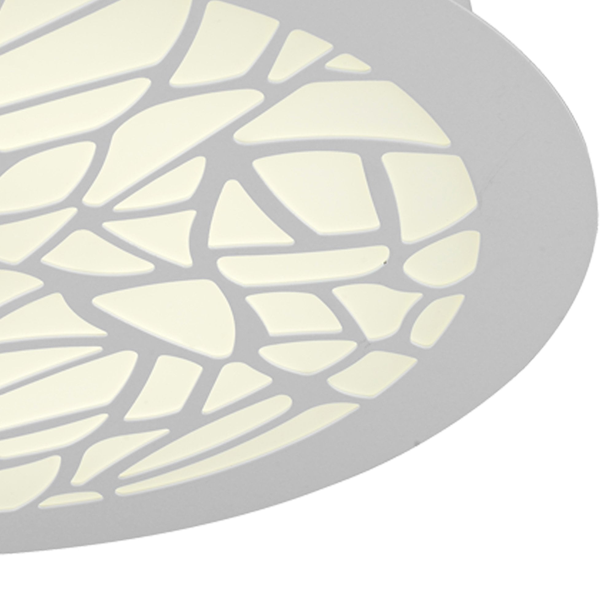 M5512 Petaca Flush 60cm Round 47W LED Matt White / Acrylic