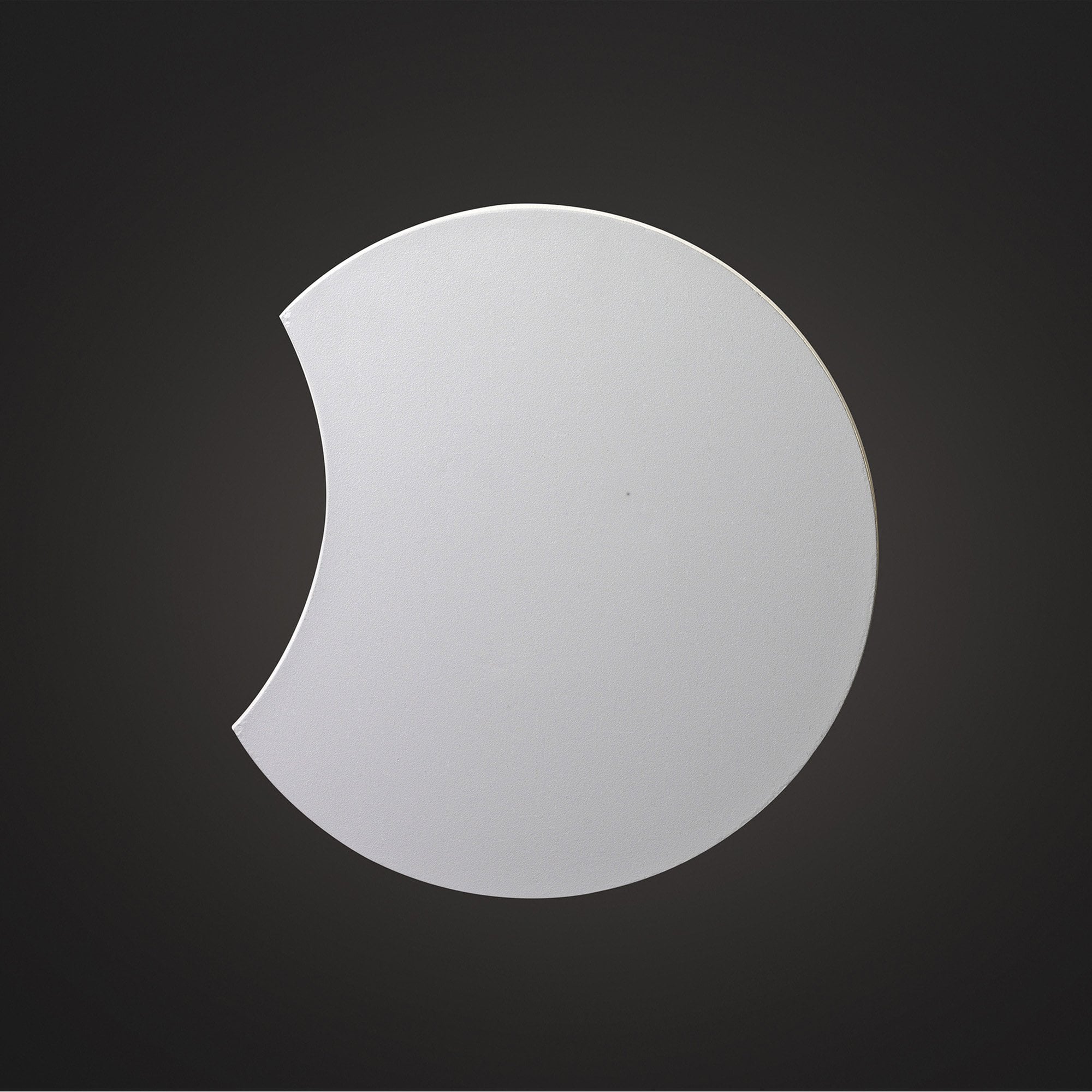 M6043 Petaca Wall Lamp 27cm Round 16W LED Matt White / Acrylic