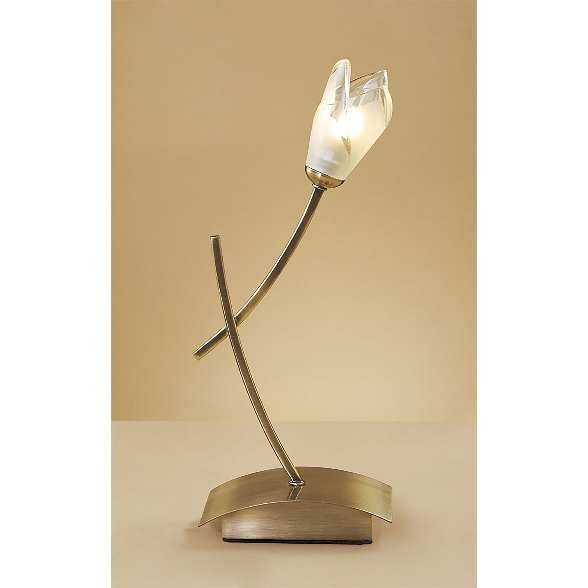 M0194AB Pietra Table Lamp 1 Light G9 Antique Brass