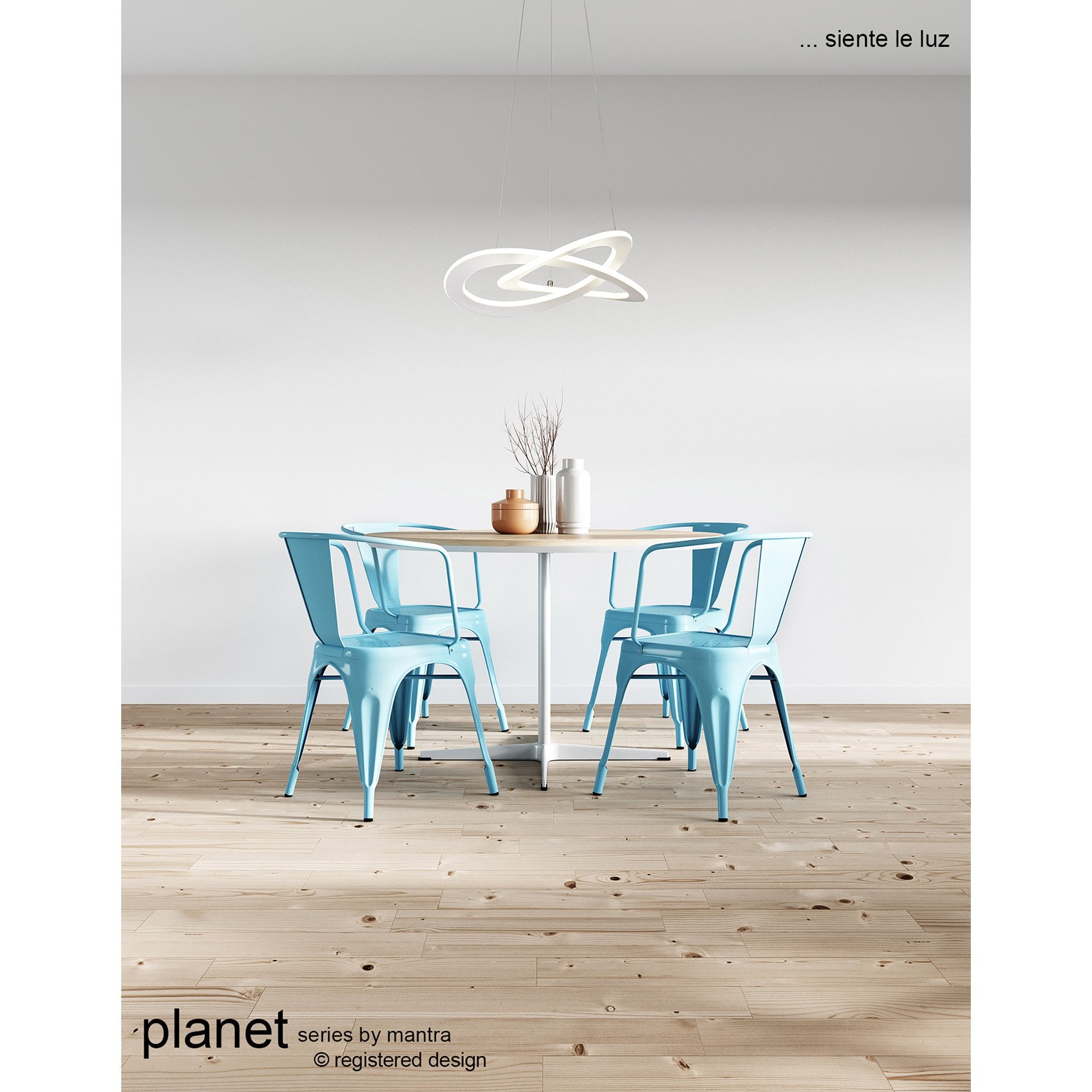 M7150 Planet Pendant 40W LED White