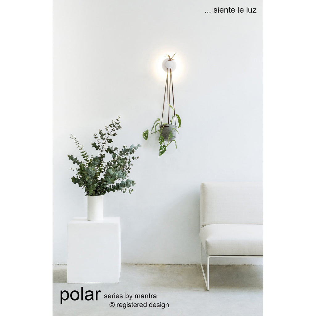 M7241 Polar Wall Lamp Coat Rack 6W LED Black