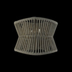 M7133 Polinesia Outdoor Wall Lamp 1 Light Beige Oscu