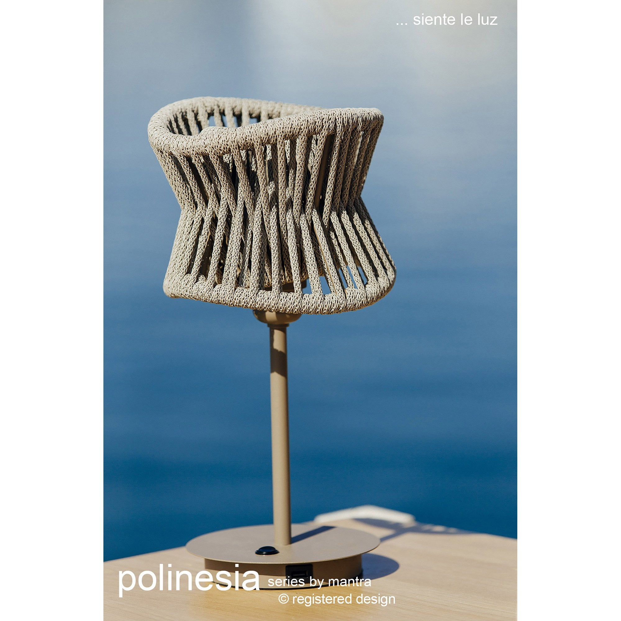 M7133 Polinesia Outdoor Wall Lamp 1 Light Beige Oscu