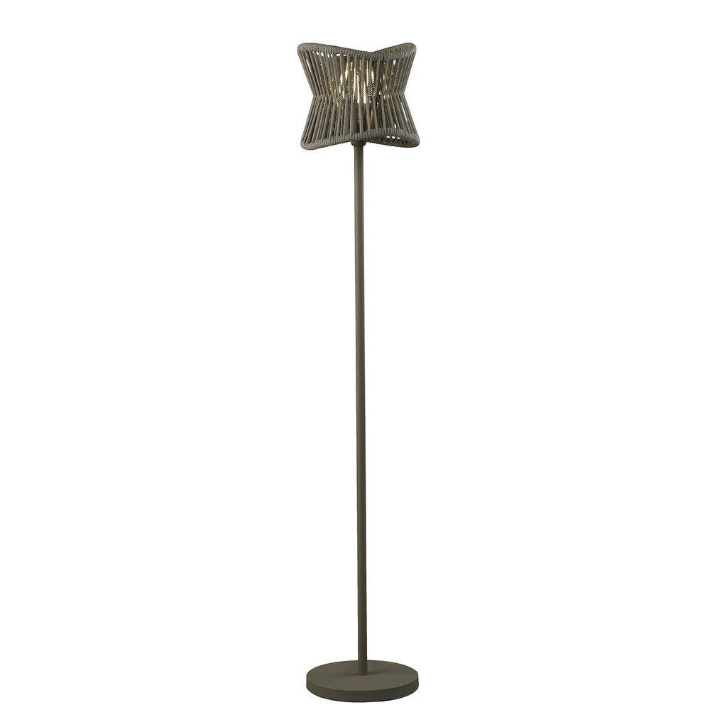 M7138 Polinesia Outdoor Floor Lamp 1 Light Beige Oscu