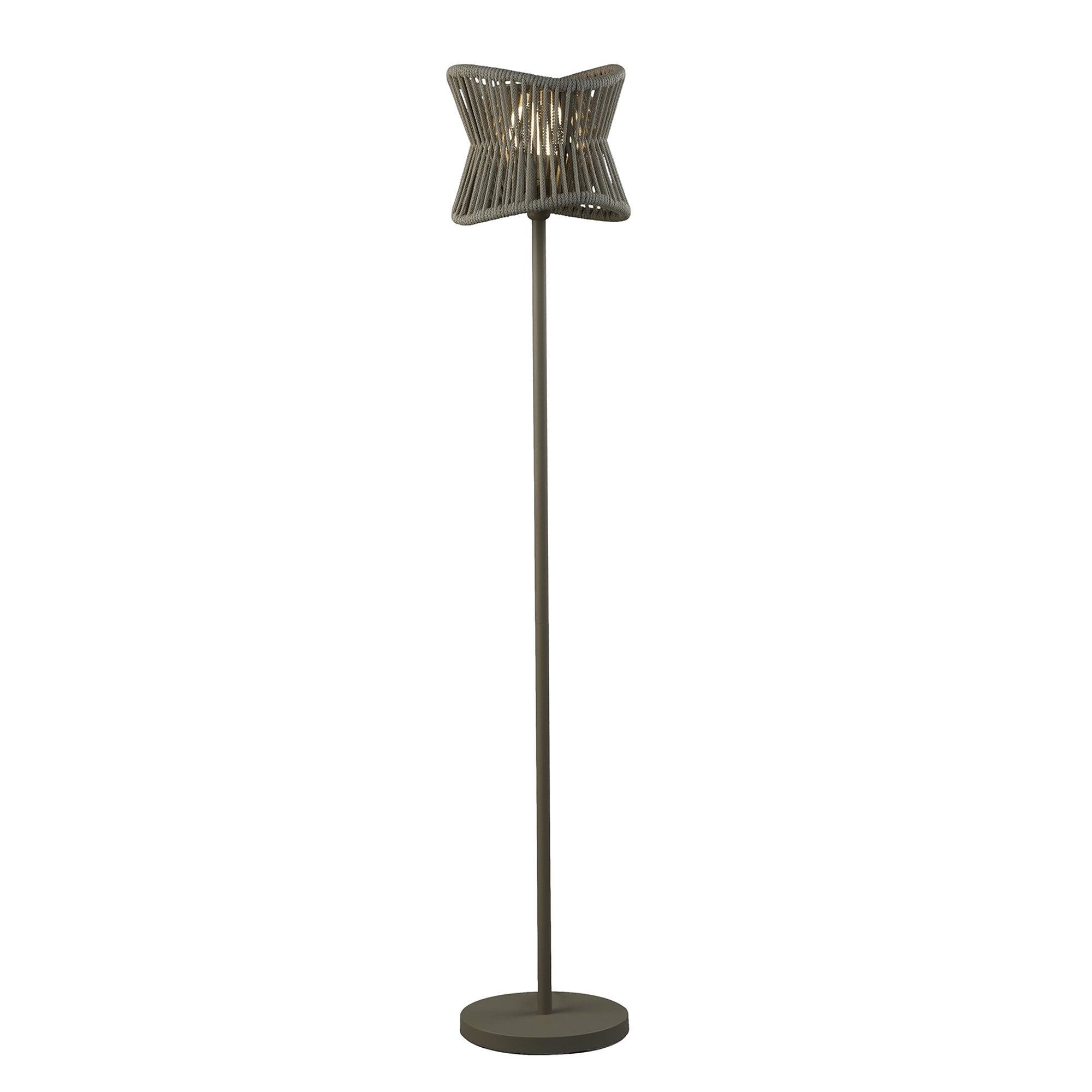 M7138 Polinesia Outdoor Floor Lamp 1 Light Beige Oscu