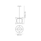 M7131 Polinesia Outdoor 31cm Pendant 1 Light Beige Oscu