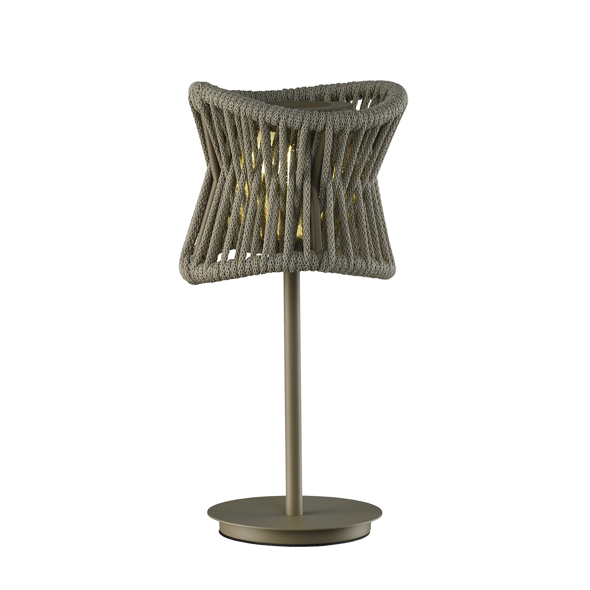 M7135 Polinesia Outdoor 19cm Table Lamp 2W LED Beige Oscu