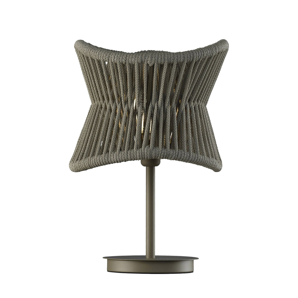 M7137 Polinesia Outdoor 31cm Table Lamp 1 Light Beige Oscu