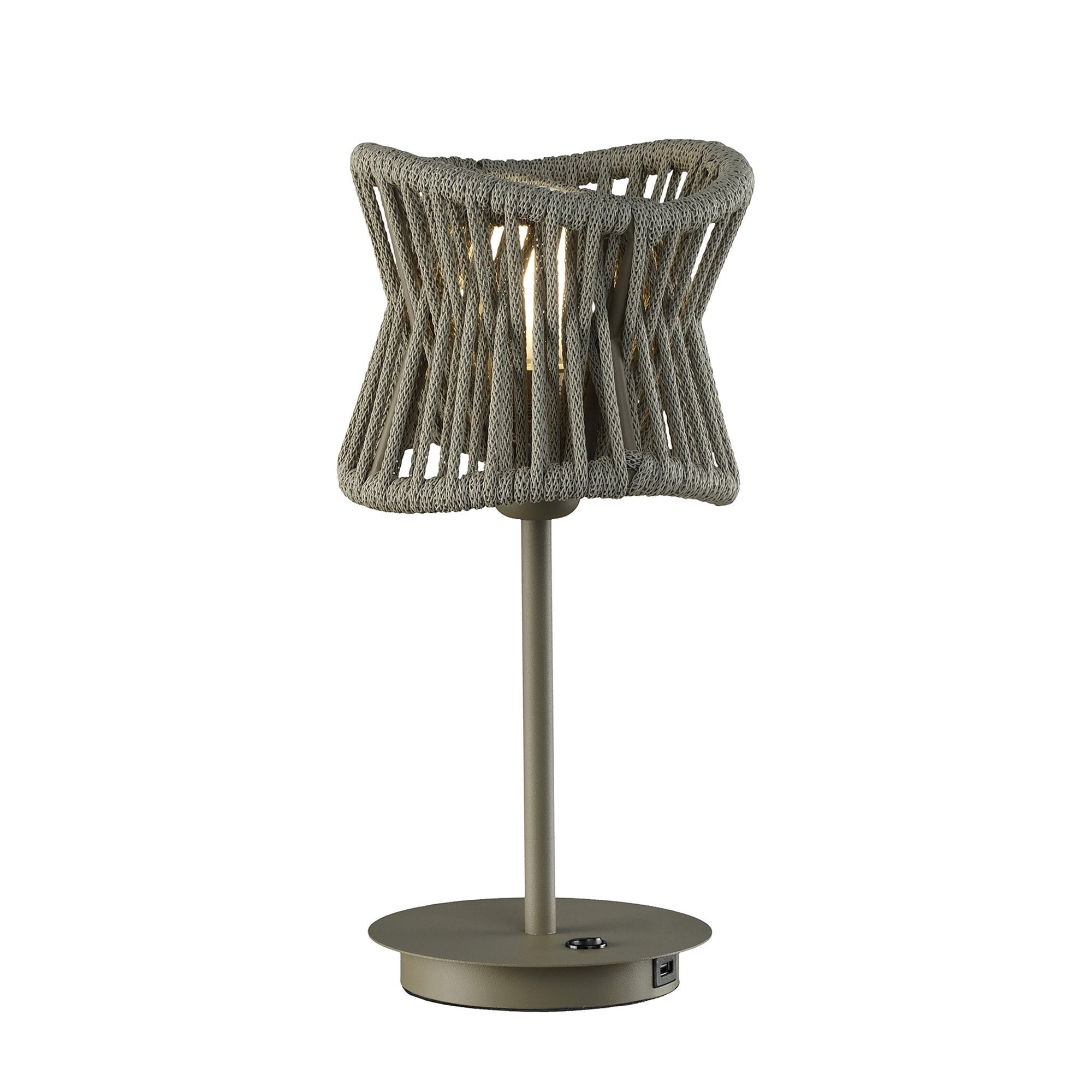 M7134 Polinesia Outdoor 19cm Table Lamp 1 Light Beige Oscu