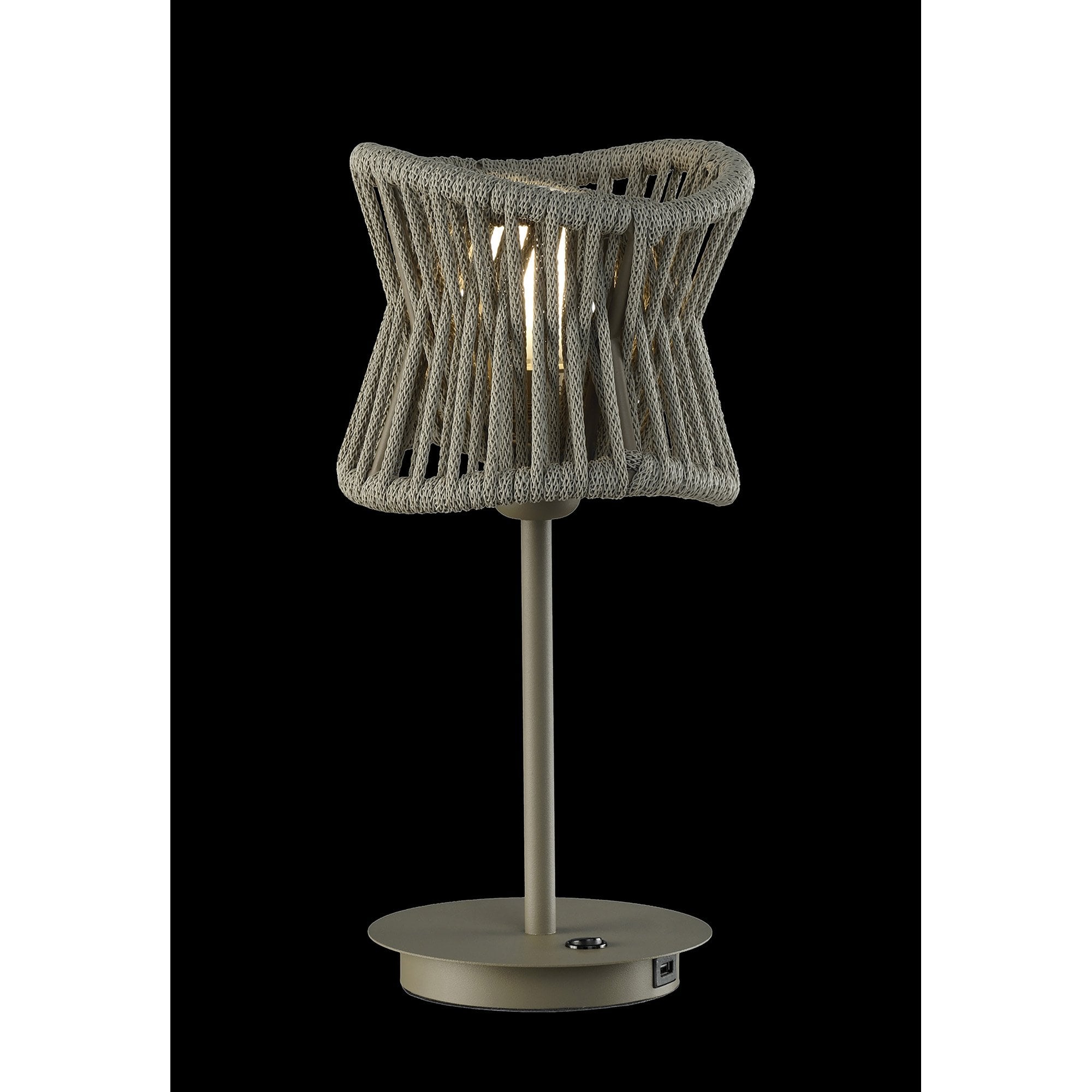 M7134 Polinesia Outdoor 19cm Table Lamp 1 Light Beige Oscu