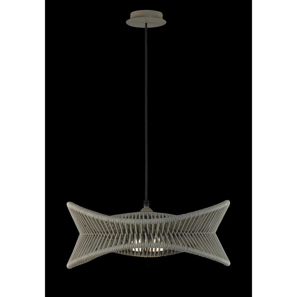 M7130 Polinesia Outdoor 60cm Pendant 1 Light Beige Oscu