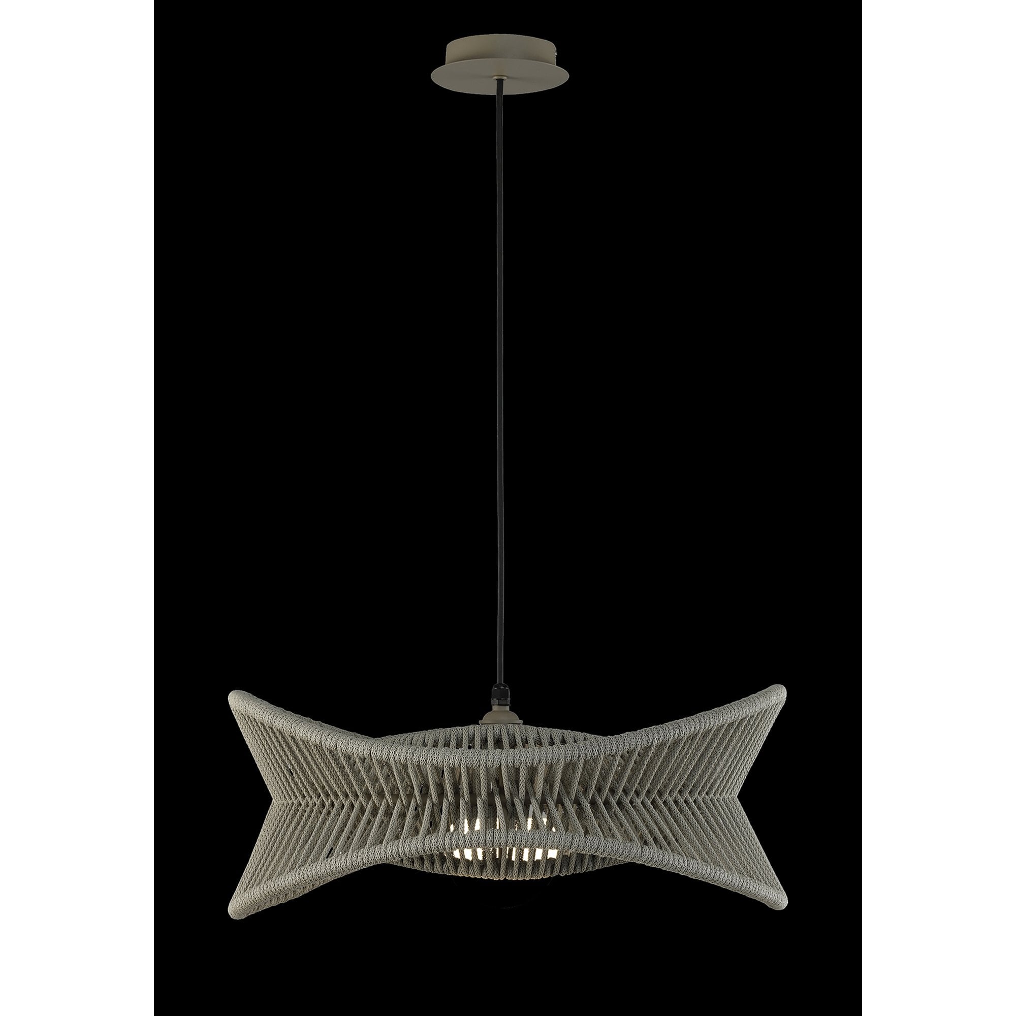 M7130 Polinesia Outdoor 60cm Pendant 1 Light Beige Oscu
