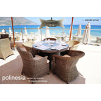 M7130 Polinesia Outdoor 60cm Pendant 1 Light Beige Oscu