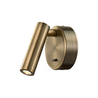 M6077 Prea Wall/Reading Light 3W LED Switched Antique Brass