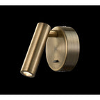 M6077 Prea Wall/Reading Light 3W LED Switched Antique Brass