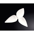 M1491 Palma Ceiling 3 Light CFL Outdoor Matt White/Opal White