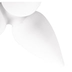 M1491 Palma Ceiling 3 Light CFL Outdoor Matt White/Opal White