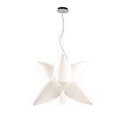 M1492 Palma Pendant 6 Light E27 Outdoor Matt White/Opal White