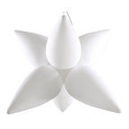 M1492 Palma Pendant 6 Light E27 Outdoor Matt White/Opal White