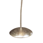 M0533 Paola Floor Lamp 1 Light E27 Silver Painted Black Shade & Black Glass Droplets