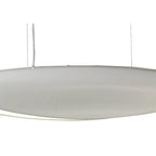 M1940 Pasion Rectangular Pendant 6 Light E27 Gloss White/White Acrylic/Polished Chrome
