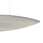 M1940 Pasion Rectangular Pendant 6 Light E27 Gloss White/White Acrylic/Polished Chrome