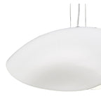 M1941 Pasion Rectangular Pendant 4 Light E27 Gloss White/White Acrylic/Polished Chrome