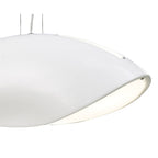 M1941 Pasion Rectangular Pendant 4 Light E27 Gloss White/White Acrylic/Polished Chrome